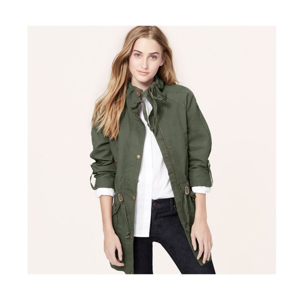 LOFT Cotton Linen Anorak